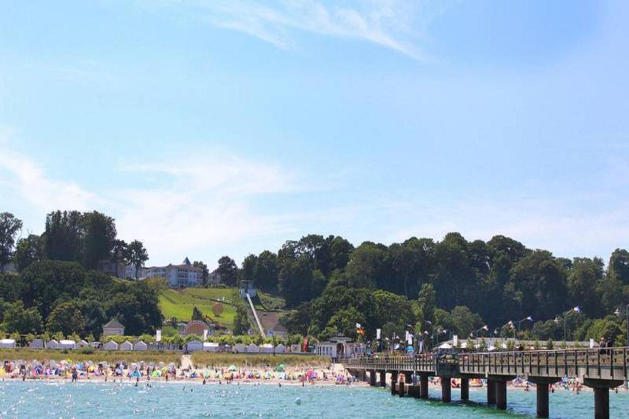 Balkon, Gratis Nutzung Vom Ahoi Erlebnisbad Und Sauna In Sellin - Residenz Strandeck Fewo01 ゲーレン エクステリア 写真