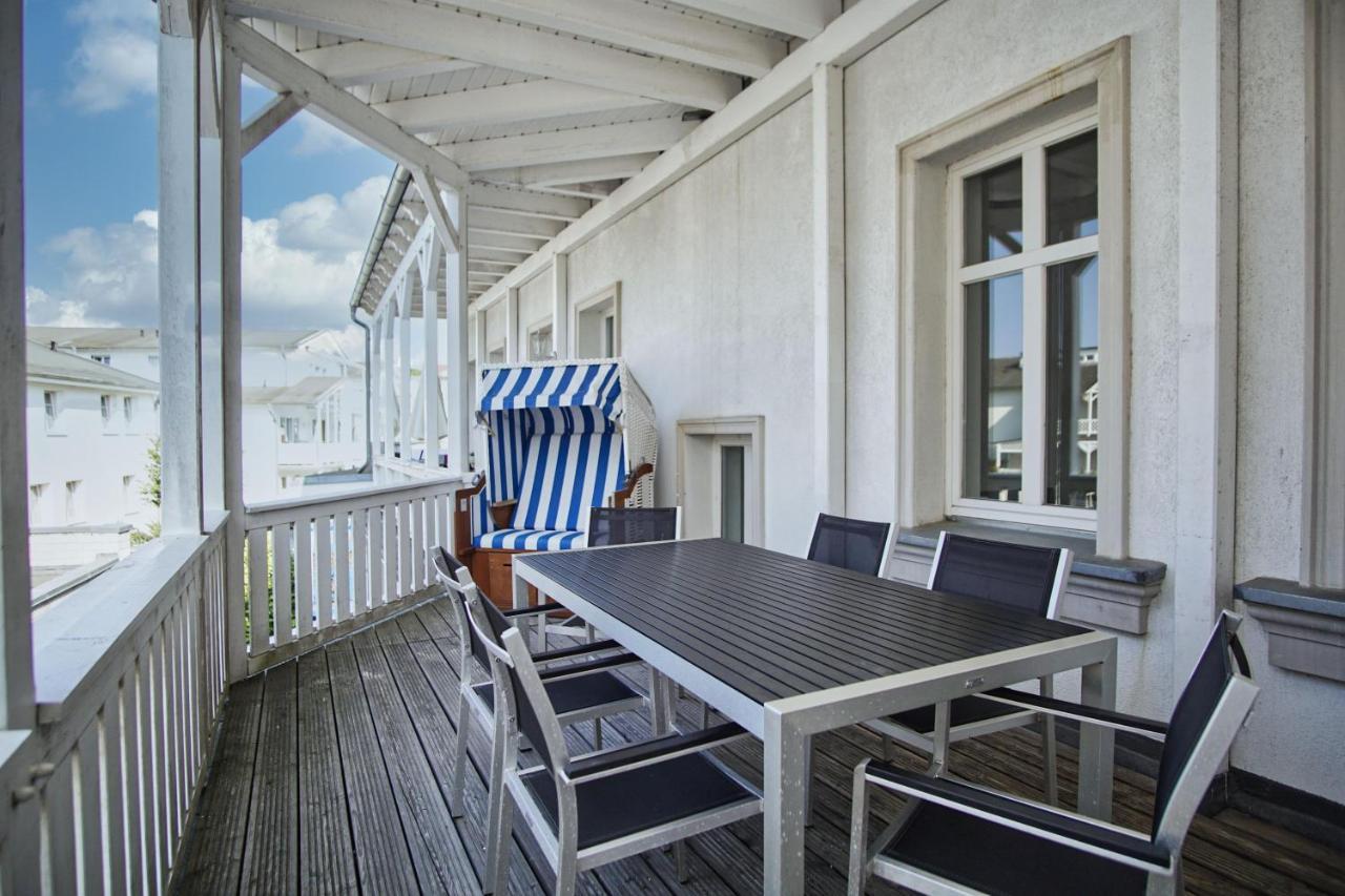 Balkon, Gratis Nutzung Vom Ahoi Erlebnisbad Und Sauna In Sellin - Residenz Strandeck Fewo01 ゲーレン エクステリア 写真